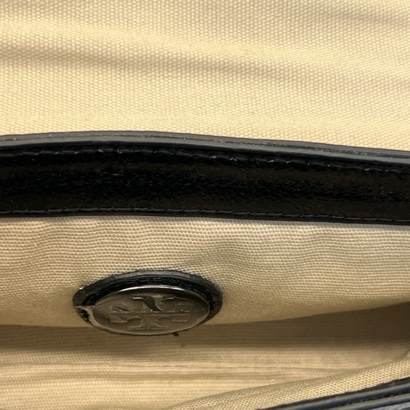 Tory Burch Black Crossbody with Logo Medallion - Picture 10 of 10